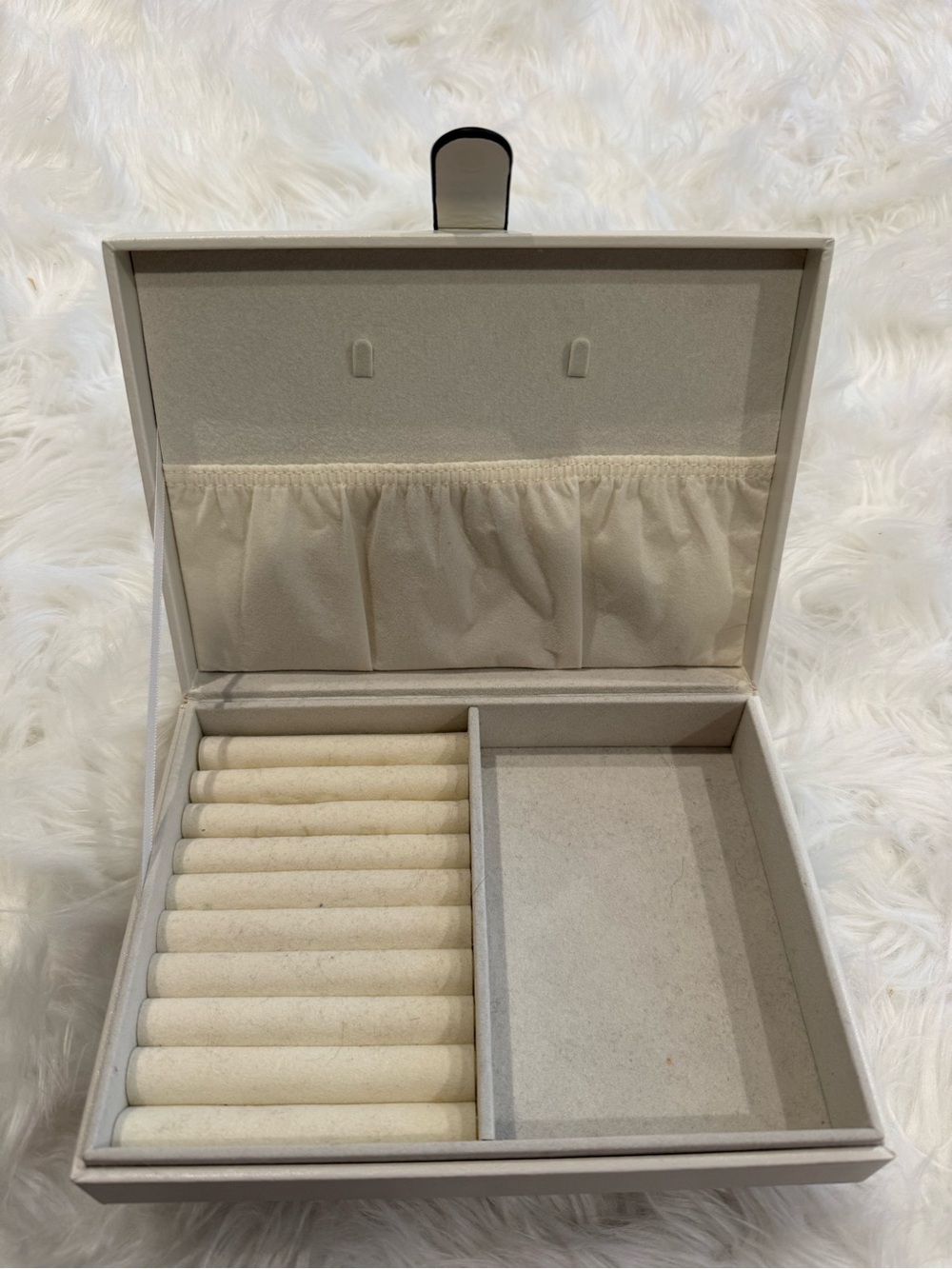 Minimalist Light Grey Jewelry or Accessory Box